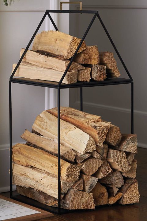 $70 BUY NOW Split logs look even homier when they're stored in, well, a house. You'll be waiting for the temperature to drop just so you can build a roaring fire.&nbsp; 